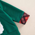 Long Sleeve Plaid Santa Baby Sweatshirt   