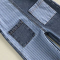 Sleeveless Denim Striped Toddler Jumpsuit Jumpsuit The Trendy Toddlers 