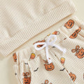 Long Sleeve Cutest Pumpkin Waffle Toddler Set
