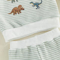 Long Sleeve Striped Dinosaurs Baby Set Sets The Trendy Toddlers 