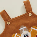 Thanksgiving Football Baby Romper   