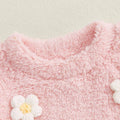 Floral Fuzzy Toddler Sweatshirt