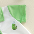 Short Sleeve Golf Collar Baby Romper Rompers The Trendy Toddlers 