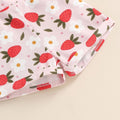 Strawberry Daisy Suspender Toddler Set   