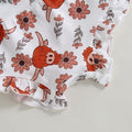Black Highland Cow Floral Baby Set Sets The Trendy Toddlers 