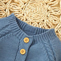 Long Sleeve Knitted Baby Romper   