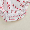 Candy Cane Baby Romper Rompers The Trendy Toddlers 