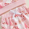 Christmas Vibes Pink Baby Set   