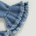 Tassel Flared Jeans Baby Set   