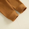 Long Sleeve Little Turkey Solid Pants Baby Set