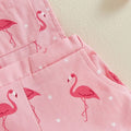 Pink Flamingo Toddler Romper   