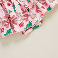 Long Sleeve Christmas Vibes Skirt Baby Set