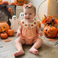 Fly Sleeve Vintage Halloween Baby Romper