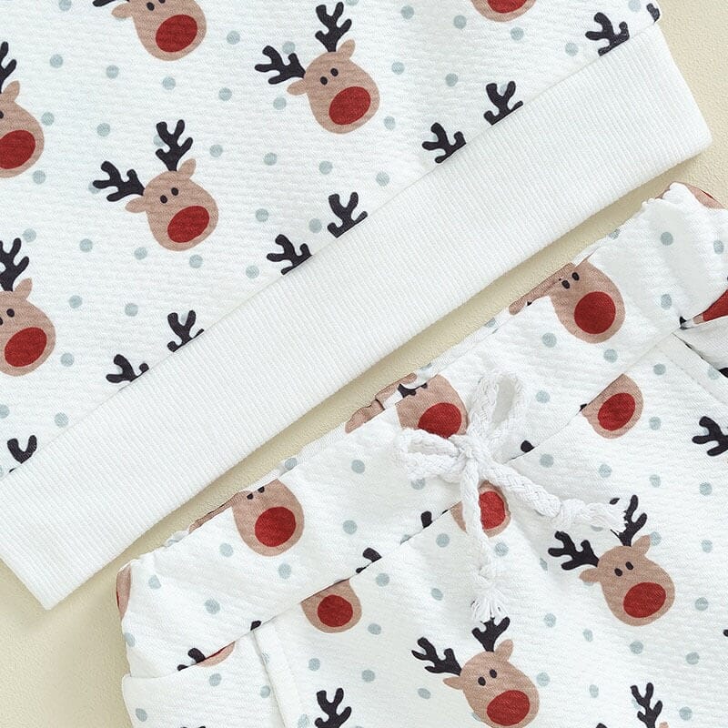 Christmas Fawn Baby Set   