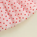 Valentine's Day Pink Hearts Toddler Dress   