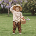 Long Sleeve Auntie's Bestie Leopard Toddler Set