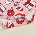 Long Sleeve Corduroy Santa Baby Set