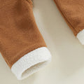 Reindeer Zipper Hooded Baby Jumpsuit   