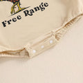 Long Sleeve Free Range Baby Bodysuit   