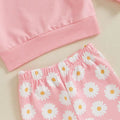 Long Sleeve Daisy Flared Pants Toddler Set