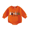 Long Sleeve Spooky Goose Baby Bodysuit Bodysuit The Trendy Toddlers Orange 0-3 M 