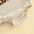 Long Sleeve Game Day Waffle Baby Bodysuit Bodysuit The Trendy Toddlers 