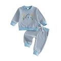 Long Sleeve Fishing Striped Baby Set Sets The Trendy Toddlers Blue 3-6 M 