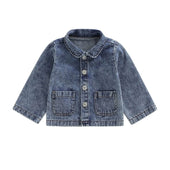 Long Sleeve Jean Toddler Jacket