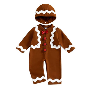 Christmas Gingerbread Toddler Costume   