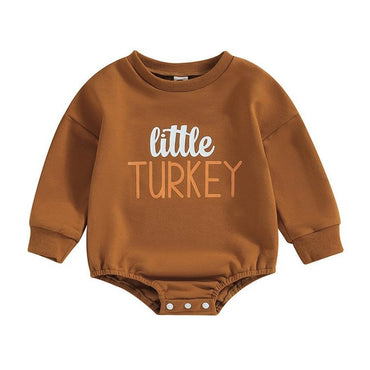 Little Turkey Baby Bodysuit Holiday The Trendy Toddlers 