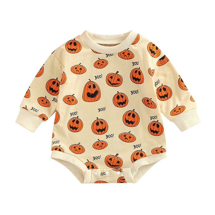 Halloween Baby Bodysuit Bodysuit The Trendy Toddlers Beige 0-3 M 