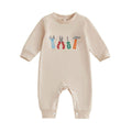 Long Sleeve Little Builder Baby Jumpsuit