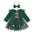 Long Sleeve First Christmas Baby Romper