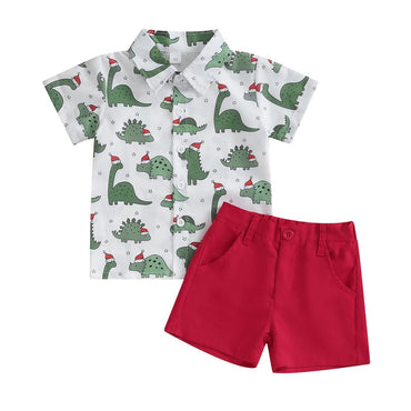 Christmas Shirt Dino Toddler Set   