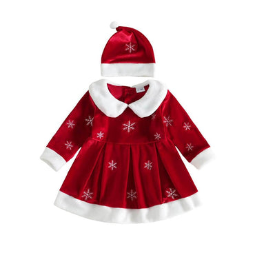 Christmas Snowflakes Toddler Dress Dresses The Trendy Toddlers 