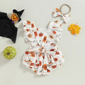 Flutter Sleeve Halloween Romper   