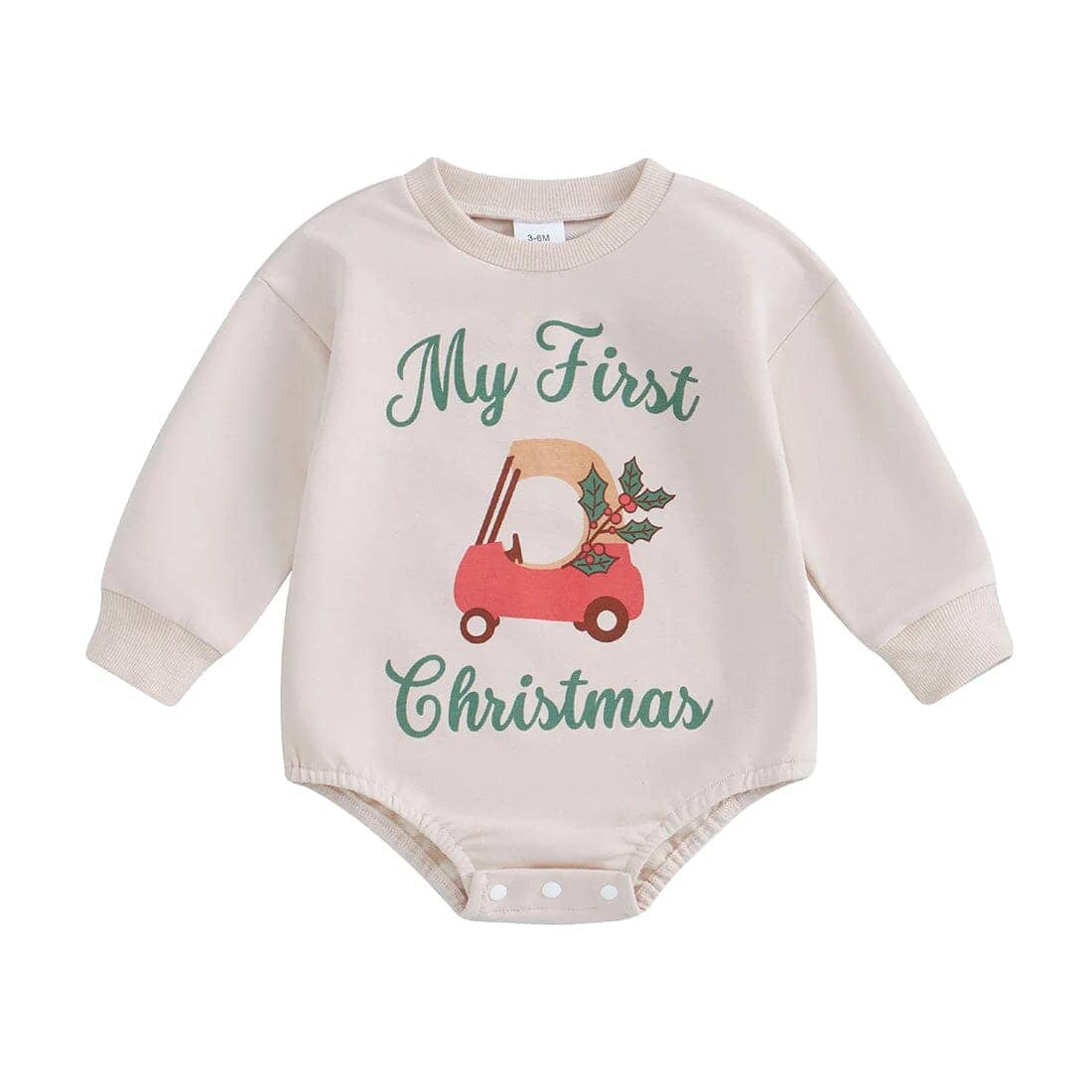 Unisex Baby Long Sleeve My First Christmas Bodysuit – The Trendy