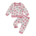 Long Sleeve Bows Baby Set   