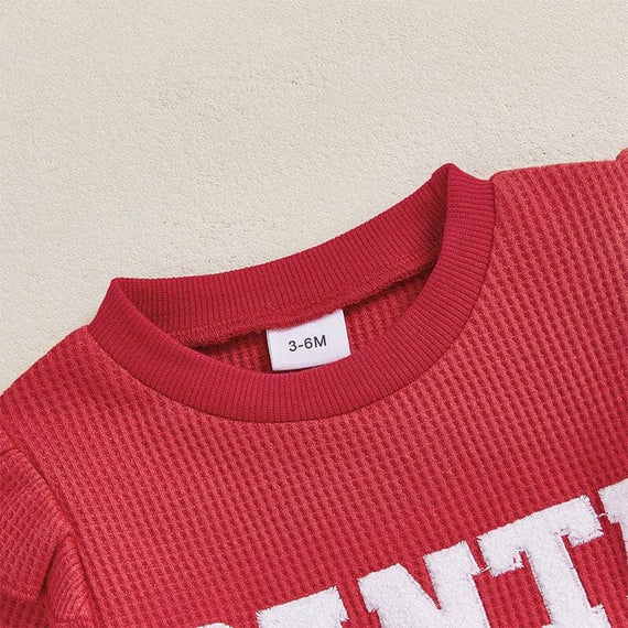 Long Sleeve Santa Baby Jumpsuit