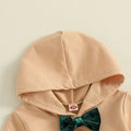 Long Sleeve Gingerbread Hooded Baby Set