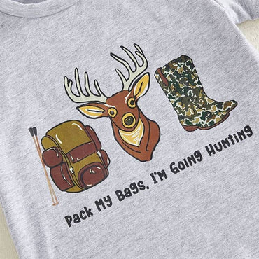 Short Sleeve Hunting Baby Set