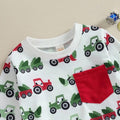 Festive Tractor Tidings Baby Set   