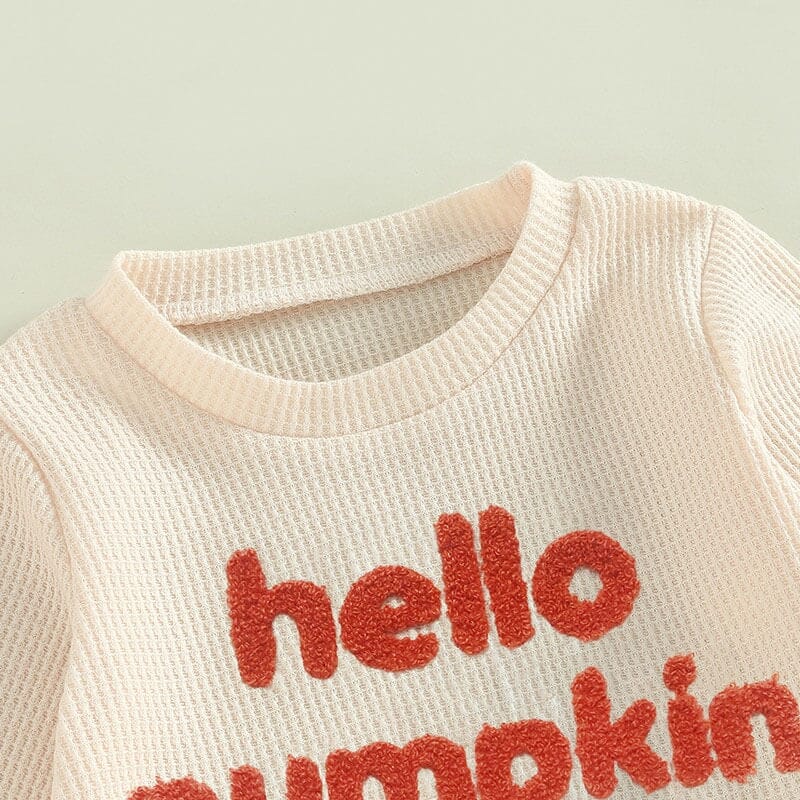 Hello Pumpkin Waffle Baby Set   