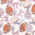 Football Floral Flared Toddler Jumpsuit   