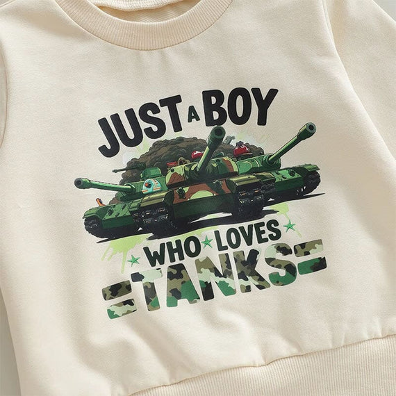 Long Sleeve Camo Tanks Toddler Set
