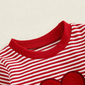 Long Sleeve Striped Lollipop Baby Jumpsuit