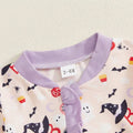 Long Sleeve Halloween Ruffled Baby Jumpsuit