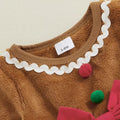 Long Sleeve Gingerbread Baby Romper