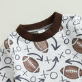 Long Sleeve Football Baby Set Sets The Trendy Toddlers 