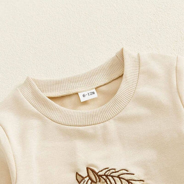 Long Sleeve Horse Solid Pants Baby Set